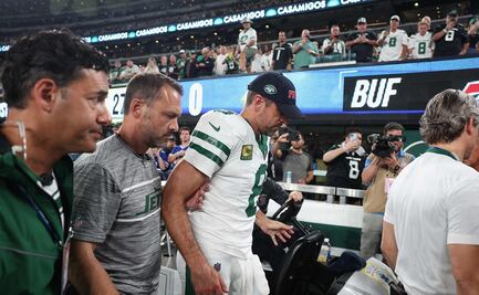VIDEO: Así fue la jugada donde Aaron Rodgers sufrió la lesión en su debut con los Jets