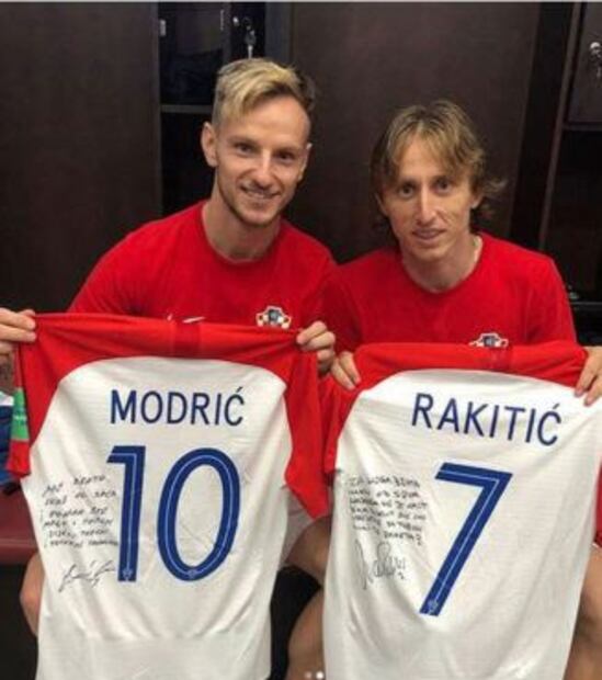 ​Modric y Rakitic se dedican emotivos mensajes luego de perder el Mundial