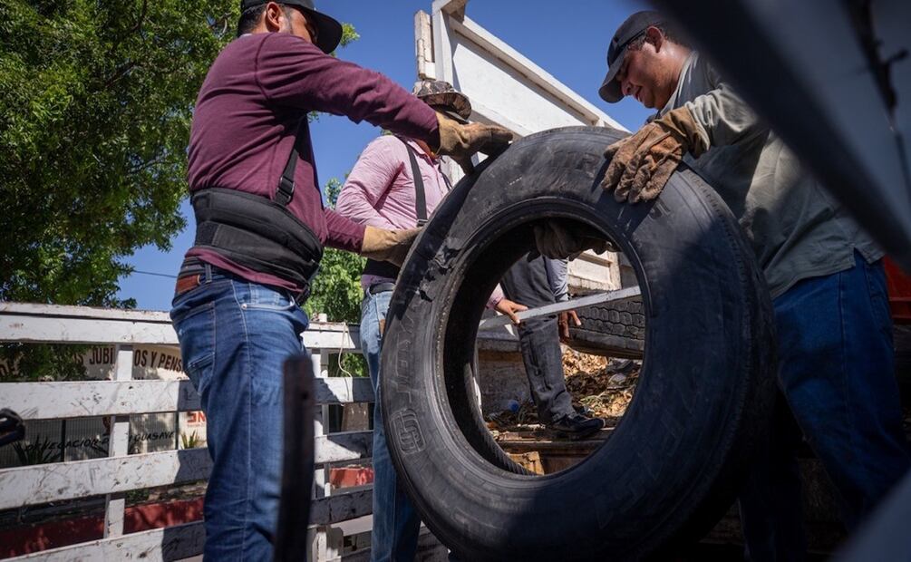 Municipio de Guasave, Sinaloa intensifica limpieza en las calles por presencia del serotipo 3 del dengue. Foto: Especial