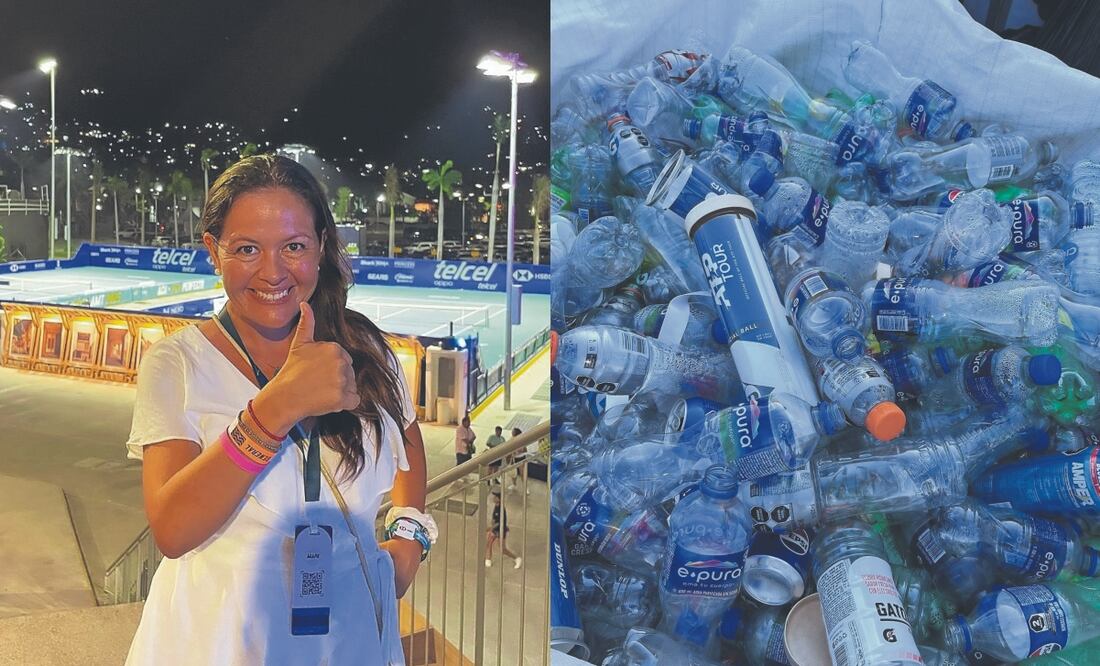 Vivián Heredia, de la asociación “Habla Bien de Aca”, en loable labor. Foto: de MIGUEL FLORES. EL UNIVERSAL