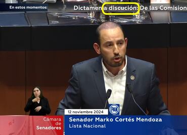 Pifia ortográfica se cuela en transmisión del debate sobre CNDH; “Dictamen a discución” pasa desapercibido en Canal del Congreso