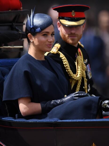 Meghan Markle elige el azul para su primera aparición oficial