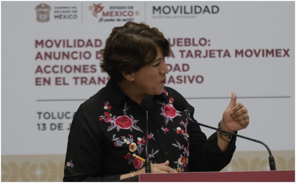 Delfina Gómez anuncia viajes gratis en Mexibús y Mexicable. Foto: Jorge Alvarado / EL UNIVERSAL