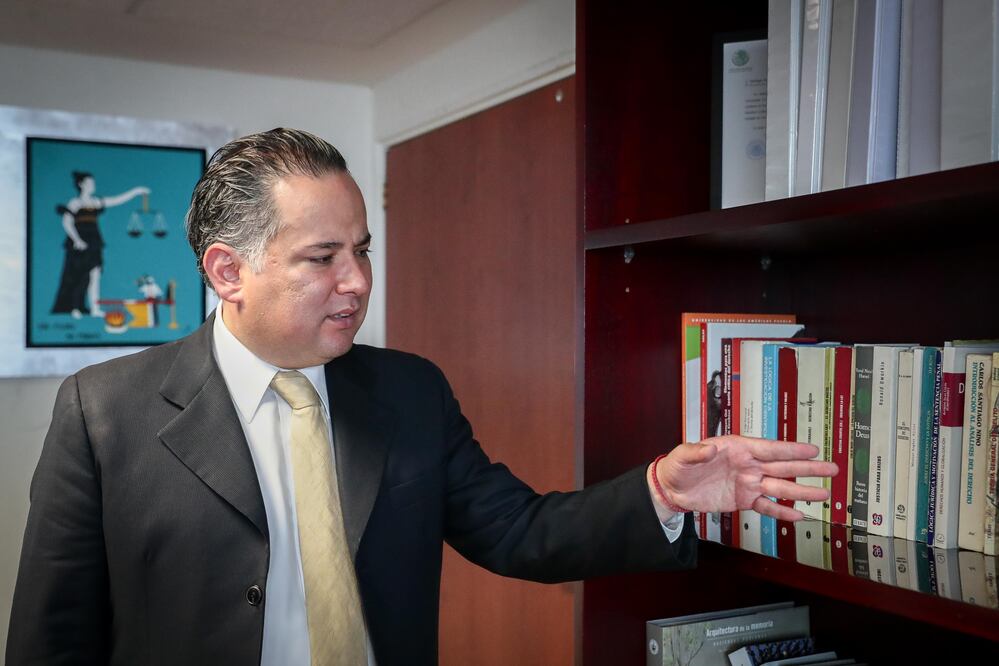 El titular de la Unidad de Inteligencia Financiera de la Secretaría de Hacienda, Santiago Nieto. Foto: Diego Simón Sánchez