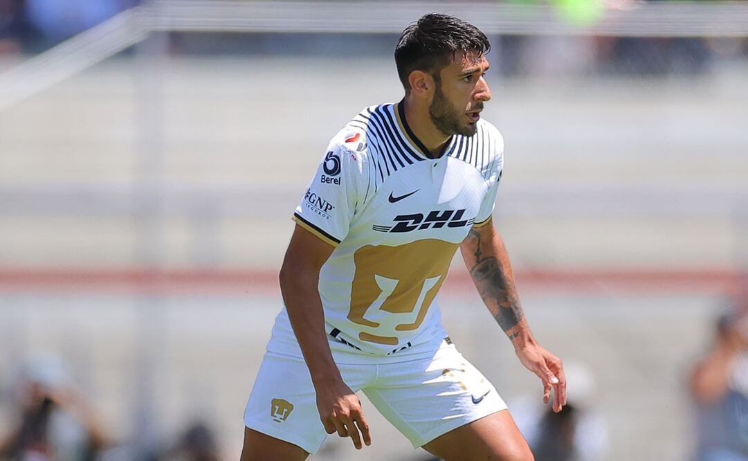 Eduardo Salvio en el partido contra Rayados de Monterrey - FOTO: Imago7