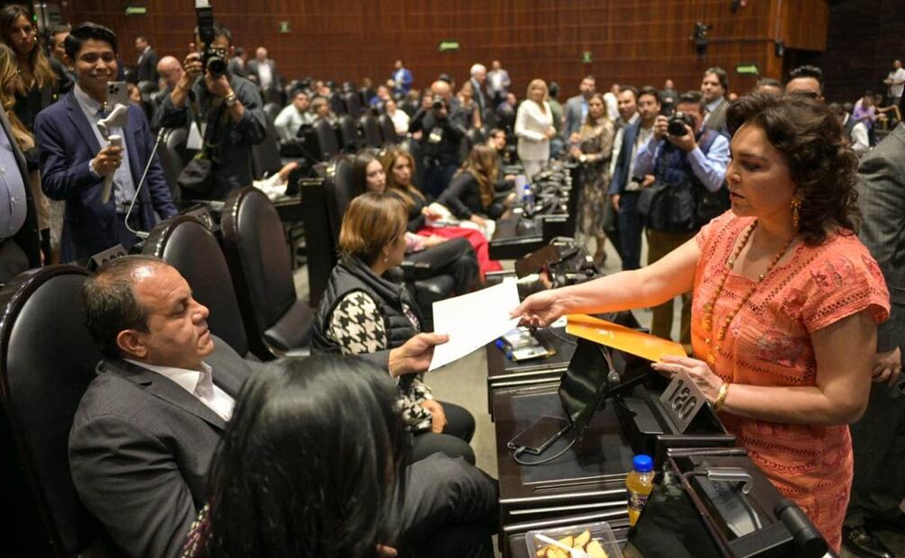 Ivonne Ortega exige, mediante una carta, que Cuauhtémoc Blanco renuncie al fuero (01/04/2025). Foto: Especial