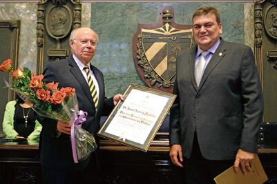 Recibe Narro 'honoris causa' en la Universidad de La Habana