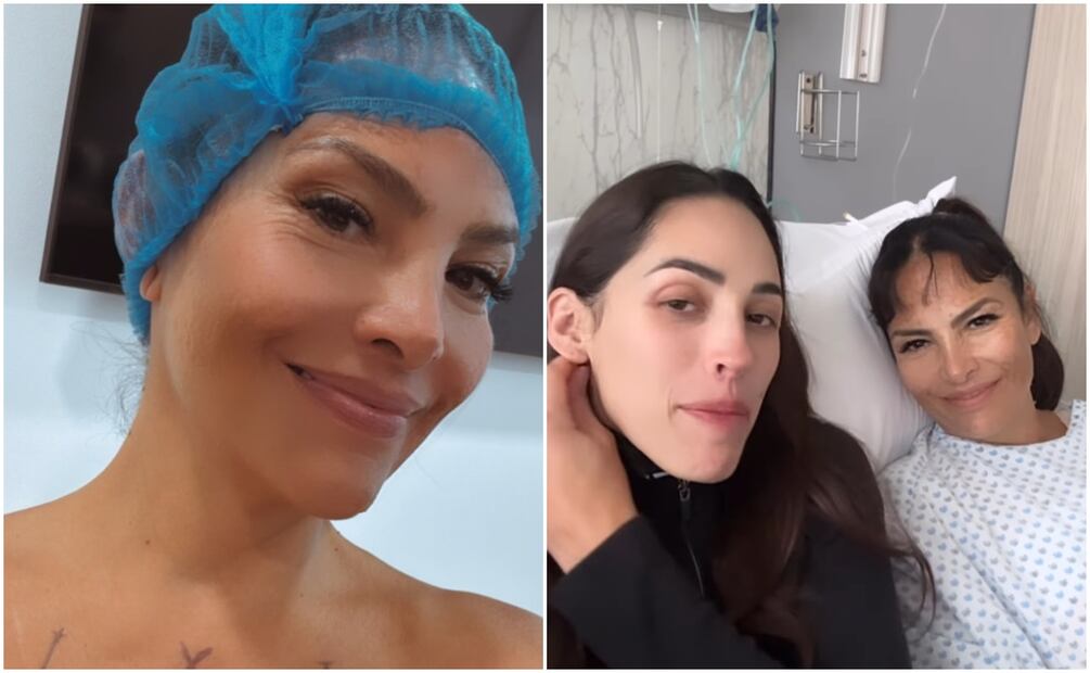 Fabiola Campomanes se somete a cirugía para quitarse los implantes mamarios. Recibe apoyo de su hija.
