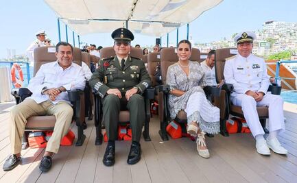 Evelyn Salgado encabeza homenaje por el Día de la Marina; destaca su contribución a la defensa de la soberanía marítima