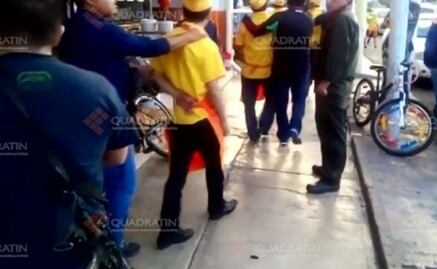 Rinden 10 declaración tras mujer golpeada en taquería