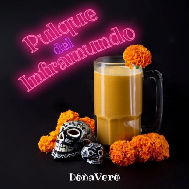 El pulque se pinta de naranja con cempasúchil 