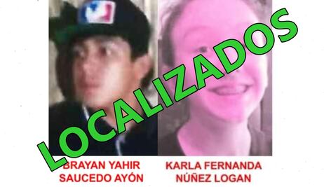 Localizan con vida a Karla y Brayan, adolescentes desaparecidos en Sinaloa