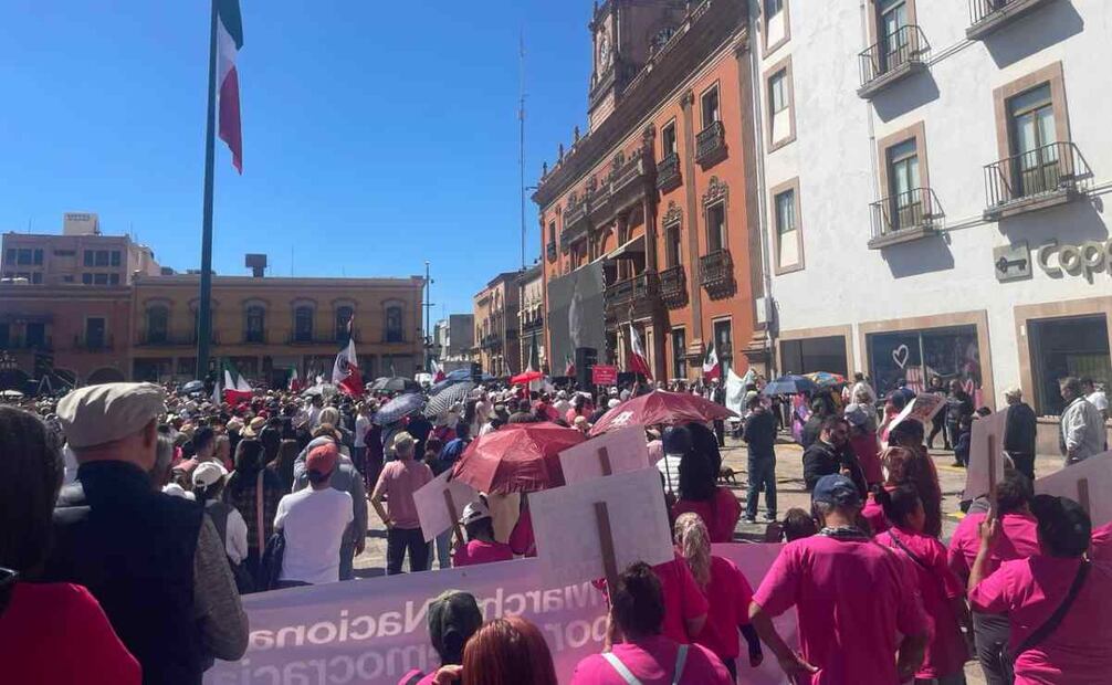 Marcha por la Democracia. Foto: Xóchitl Álvarez. EL UNIVERSAL