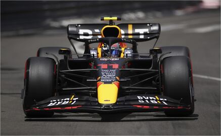 Checo Pérez termina primero en la práctica libre tres del GP de Mónaco