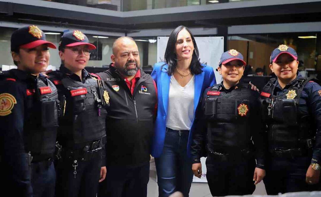 Lía Limón agradeció el enorme esfuerzo realizado por los elementos policiacos que integran la Estrategia de seguridad Blindar Álvaro Obregón por los resultados obtenidos. “Lo hicimos juntos”. Foto: Especial