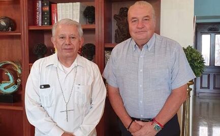 Se reúnen obispo y Jefe de la Oficina de la Gubernatura de Morelos; hablan de violencia