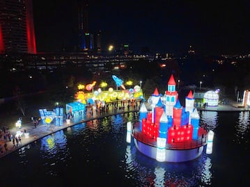 Luztopía, el festival navideño con 200 figuras iluminadas