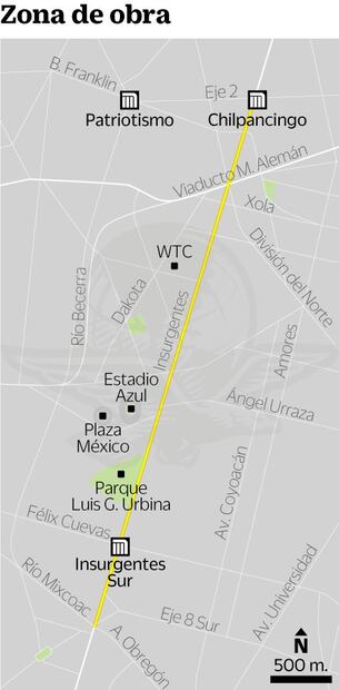 Remozarán aceras de avenida Insurgentes