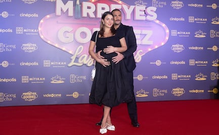 Claudia Martín luce su embarazo por primera vez en una alfombra roja junto a su esposo Carlos Said
