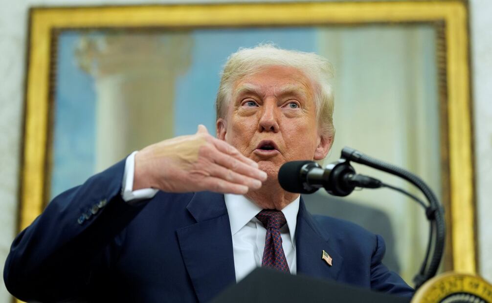 El presidente Donald Trump habría firmado una orden para que el Pentágono atacará a los cárteles de la droga. Foto: AP