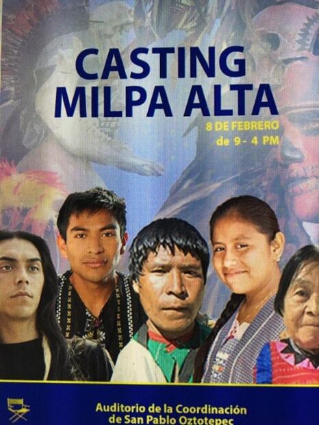 Producción de "Mexica" buscó gente con rasgos españoles e indígenas