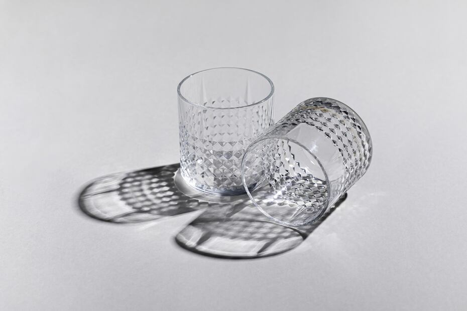 Vasos de vidrio. Foto: Freepik