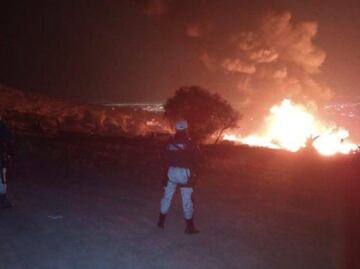 Muere trabajador de Pemex tras explosión de toma clandestina en Epazoyucan, Hidalgo