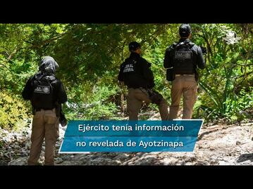 Revelan que Ejército tenía  más datos de  los 43 normalistas #EnPortada