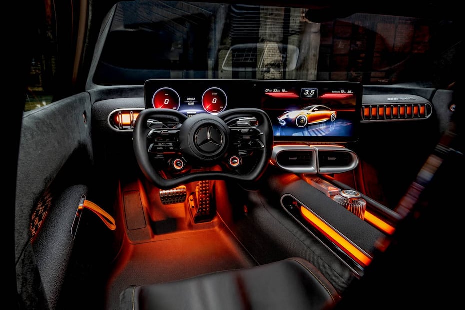 Mercedes promete una carga súper rápida con una batería inspirada en la Fórmula 1. Foto: Mercedes.