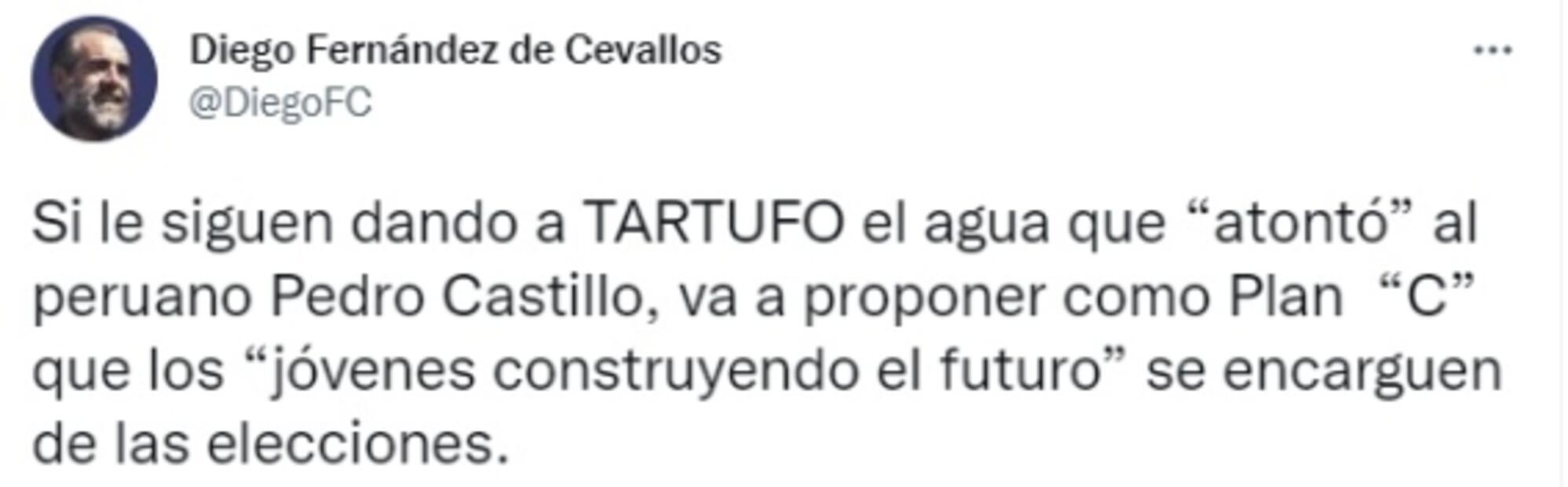 “Jefe Diego” reacciona por “plan C” de AMLO y agua que “atontó” a Pedro Castillo