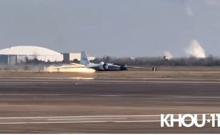 Aeronave de la NASA realiza aterrizaje de emergencia en Texas; falla mecánica impide desplegar tren de aterrizaje
