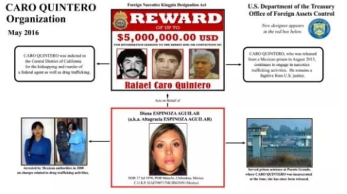 La reina de belleza que fue el amor de Caro Quintero en la cárcel