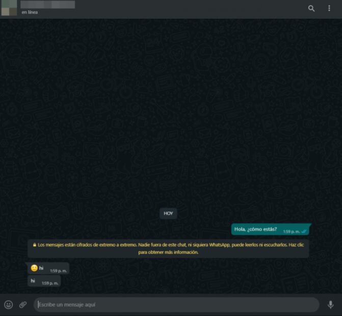 Activa el modo oscuro en WhatsApp Web