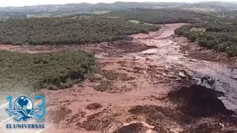 Bomberos reportan 200 personas desaparecidas por colapso de represa en Brasil