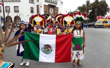 Niños oaxaqueños llevan la Guelaguetza a Marruecos 
