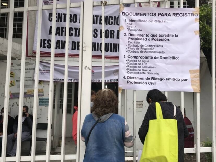 A dos semanas del derrumbe, 282 familias no saben si podrán regresar al Chiquihuite 