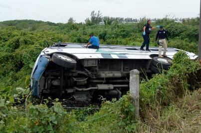 Once heridos deja accidente automovilístico en Veracruz