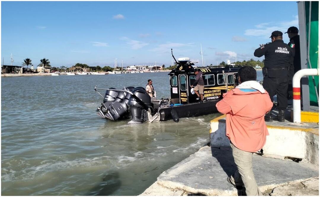 Este 18 de octubre se reportó el extravío de otra embarcación con dos tripulantes a bordo en Sisal, Yucatán (18/10/2024). Foto: Especial