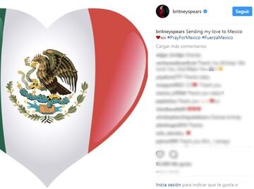 Britney Spears pide oraciones por México