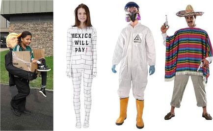 Construye el muro, ébola.. los disfraces polémicos de Halloween