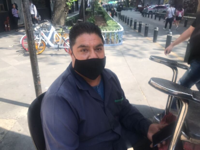 "Si ponen otra, que la cuiden", piden vendedores y transeúntes sobre palmera de Paseo de la Reforma 