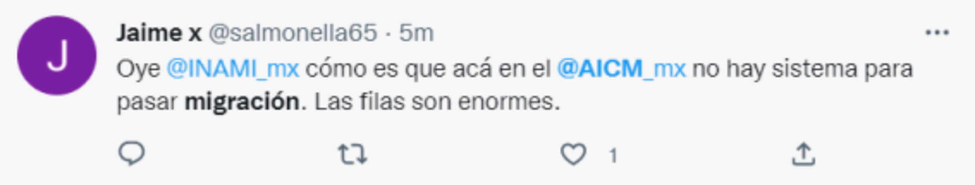 Colapsa AICM. Fallas en sistema de Migración y banco de niebla afectan operaciones