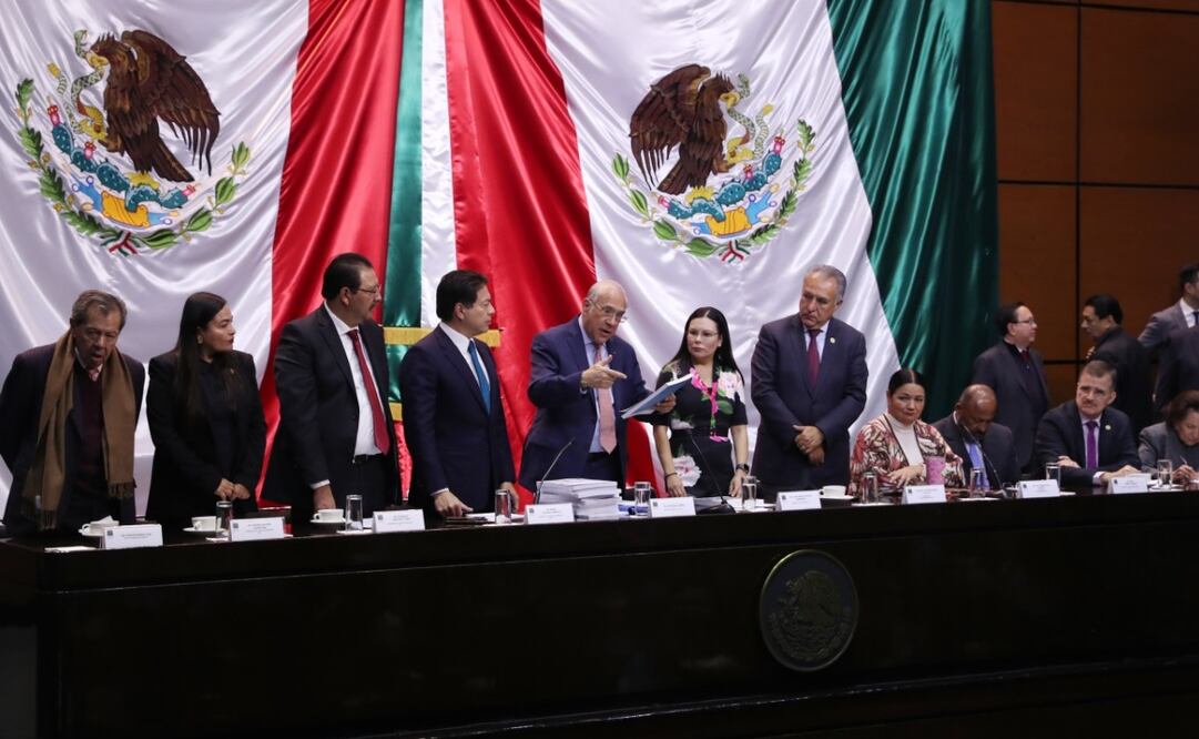 José Ángel Gurría, secretario general de la OCDE, en la conferencia “La Inclusión, la Sustentabilidad y el Bienestar como Imperativos del Crecimiento” / Tomada de Twitter @Mx_Diputados
