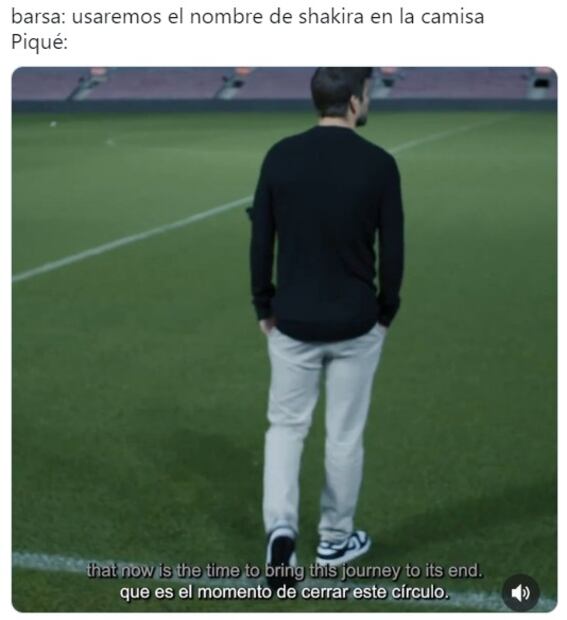 Piqué anuncia su retiro y los memes lo revientan