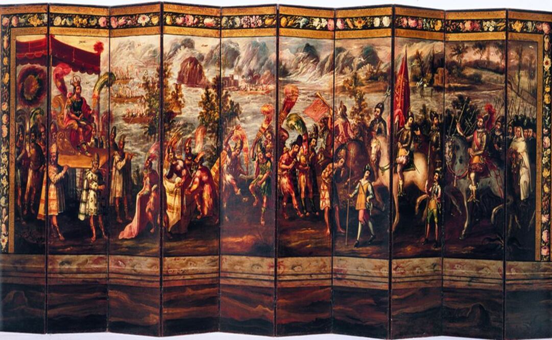 Hernán Cortés, Moctezuma y Jesús y Judas