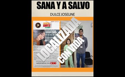 Localizan sana y salva a Dulce Joseline, joven de 15 años desaparecida en Sonora