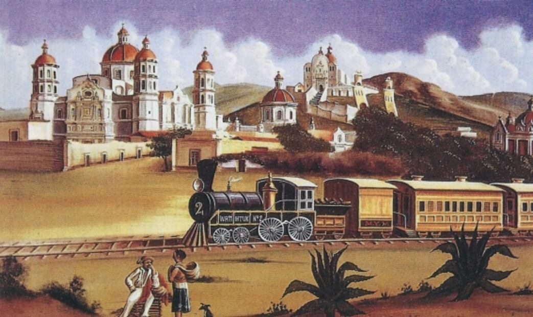 La primera locomotora que rodó en la Ciudad de México
