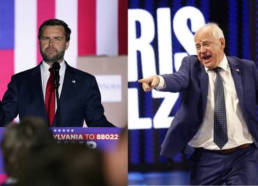 Entre candidatos vicepresidenciales, estadounidenses prefieren a Tim Walz que a JD Vance, según encuesta