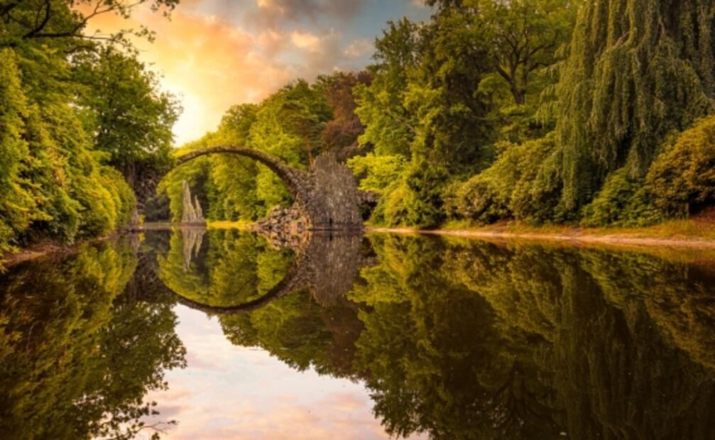 La cascada submarina y otros destinos con ilusiones ópticas