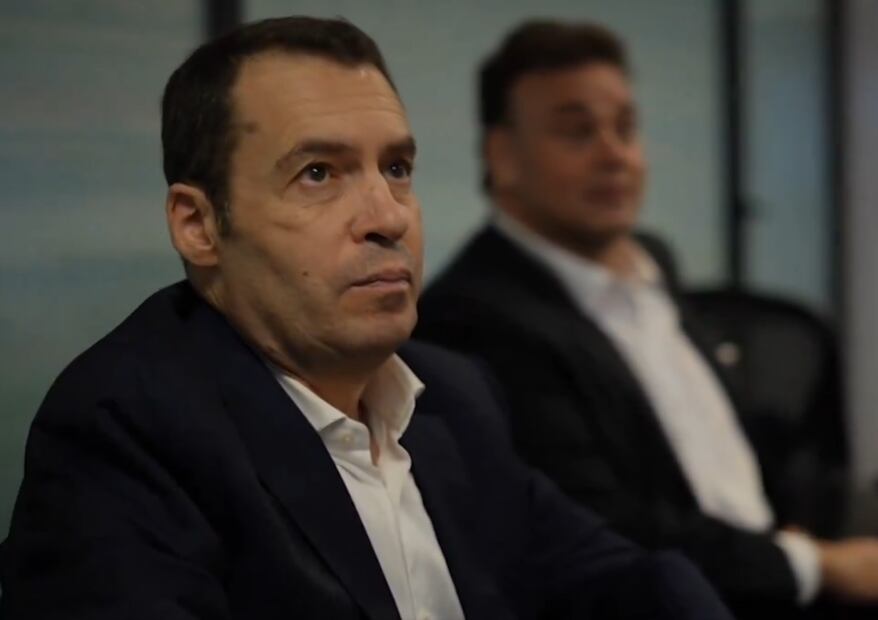 André Marín y David Faitelson. FOTO: Captura